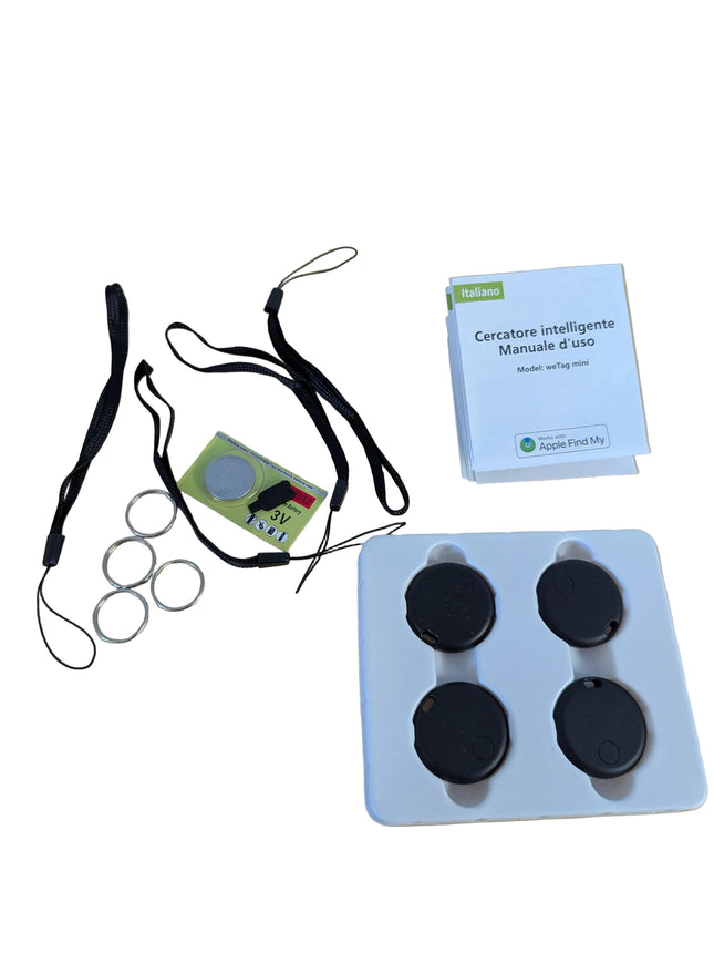 Air Tracker Tags-4 Pack: Smart Bluetooth Tracker, Item Finder Works with Apple F
