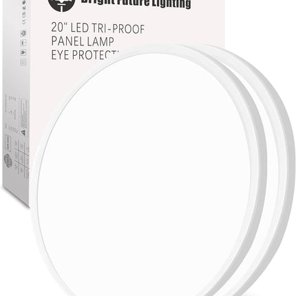 LED Flush Mount Ceiling Light Fixture,Round 20Inch 40w 4350lm 3000k,4000k,6000k