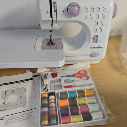 Sewing Machine for Beginners with Extension Table and Sewing Kit, Portable Mini