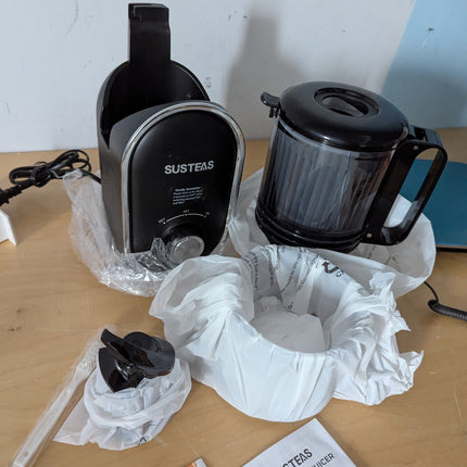 SUSTEAS Cold Press Juicer, 300W, 5.3" Large Feed Chute, 1.5L Capacity