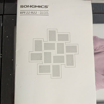 SONGMICS 4x6 Collage Picture Frames, 12-Pack Picture Frames Collage for Wall Dec