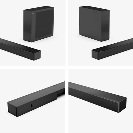 Incomplete — Hisense HS2100 2.1 Channel 240W Soundbar with Wireless Subwoofer, Dolby Audio
