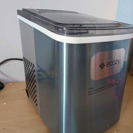 ecozy Portable Ice Maker Countertop, 9 Cubes Ready in 6 Mins, 26.5 lbs in 24 Hou