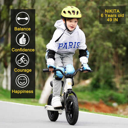 bikeboy Electric Balance Bike Kids Electric Bike for Ages 3-5years Old,24v 100w