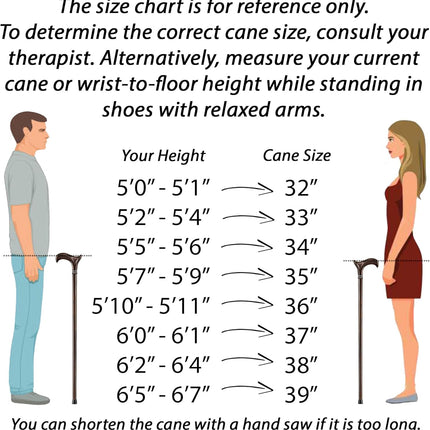 Asterom Walking Cane - Handmade, Ergonomic, Wooden - Canes for Men, Cane for Wom