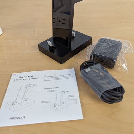 Galaxy Watch Charging Stand, 3-in-1 Wired Charging, Type-C Charging Station, 30
