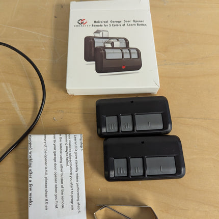 2 for Chamberlain LiftMaster Craftsman Garage Door Opener Remote 893LM 893Max 97