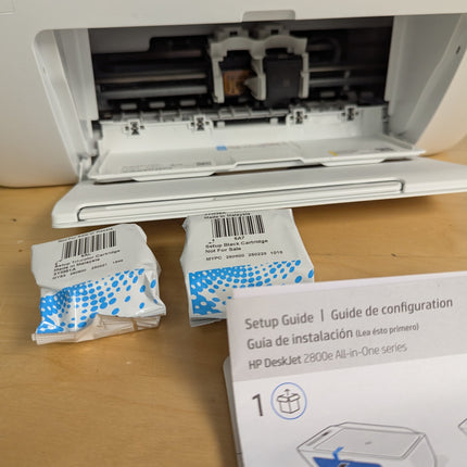 HP DeskJet 2827e Wireless All-in-One Color Printer, Instant Ink; Copier, Scanner