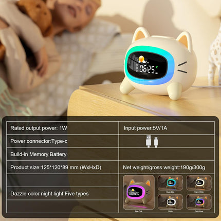 ANALOI Kids Alarm Clock Ok to Wake Alarm Clock for Kids, Toddlers Night Light Cl