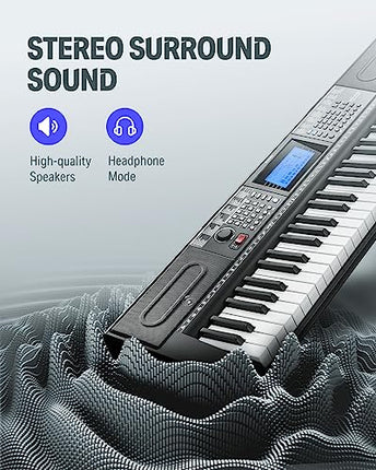 Donner Keyboard Piano 61 Key, Electric Keyboard Kit with 249 Voices, 249 Rhythms