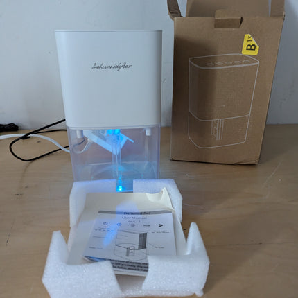 Dehumidifier 1657ML 58OZ Small Dehumidifier for Home 230 Ft² Safety Dehumidifier