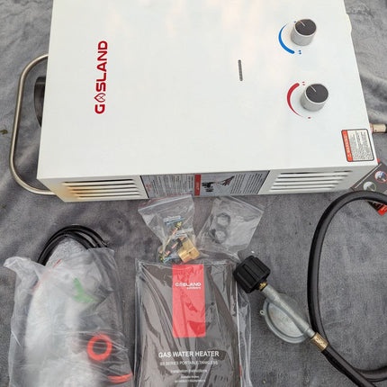 GASLAND Outdoors BS158 1.58GPM 6L Portable Gas Water Heater, Propane Tankless Wa