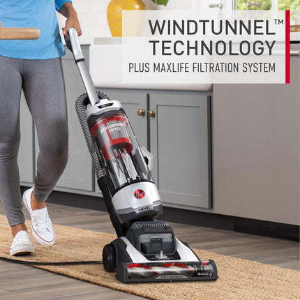 Hoover MaxLife Elite Swivel Vacuum Cleaner with HEPA Media Filtration, Bagless M