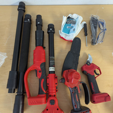 (Tool Only) 8 Inch Mini Chainsaw with Extension Pole for Milwaukee 18V