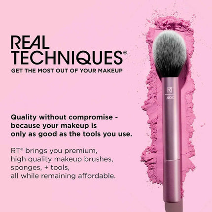 Real Techniques Au Naturale 9 Piece Makeup Brush Set, For Liquid, Cream, & Powde