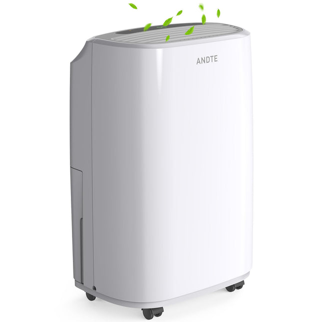 ANDTE 2500 Sq.Ft Dehumidifier for Large Room and Home Basements, 34 Pints Dehumi