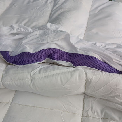 ChiXpace Dual Layer 4 Inch Memory Foam Mattress Topper Queen - 2 Inch Gel Memory