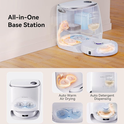 Narwal Freo X Ultra Robot Vacuum and Mop Combo, 8200Pa Robot Mop & Vacuum, Auto