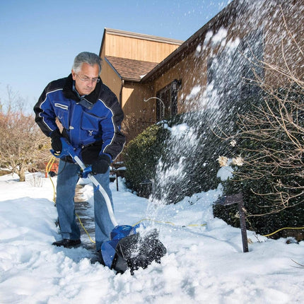 Snow Joe 13" 10 Amp Motor Ergonomic Electric Snow Shovel with Headlights, 324E