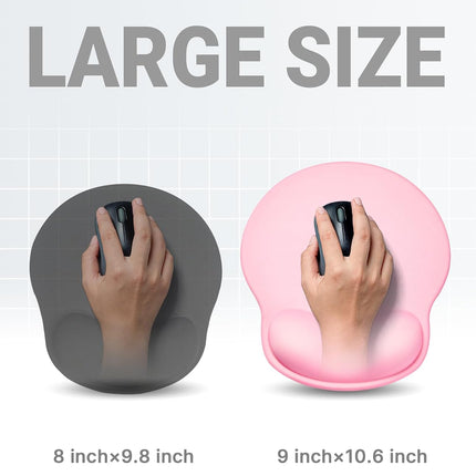 MOLMO Ergonomic Mouse Pad Wrist Support, Comfortable Mouse Pad Wrist Rest, Relie