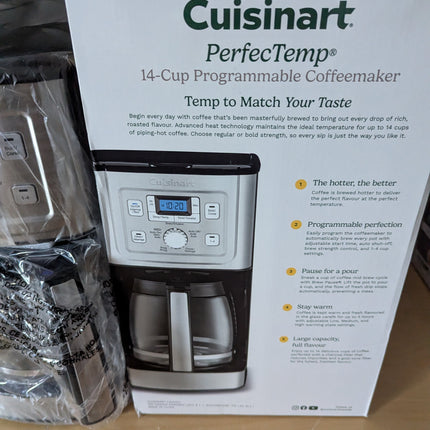 Cuisinart 14-Cup Brew Central Programmable Coffee Maker DCC-3300NC