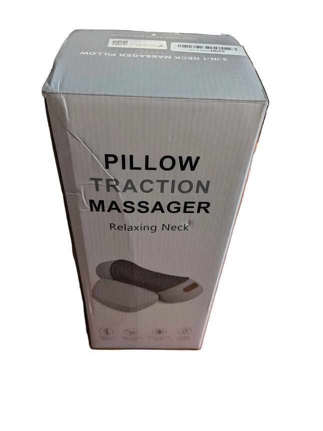 Lifiora Thera Massage Pillow Neck Hump – 3-in-1 Neck Massager Pillow with Heat,
