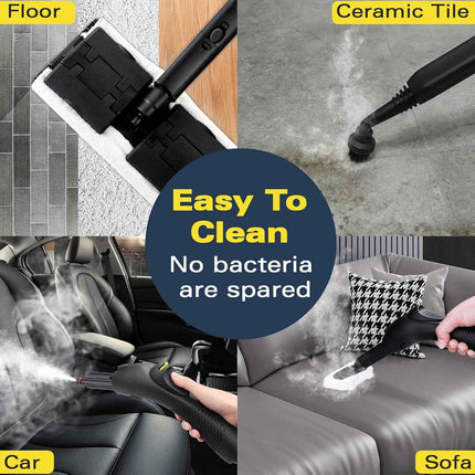 Waitbird Steam Cleaner, Multipurpose Powerful Steamer with 21 Accessories, Porta