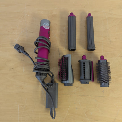 Dyson Airwrap Multi-Styler Complete Long for Long Hair, Fuchsia/Nickel, 5 Attachments (No Firm Brush)
