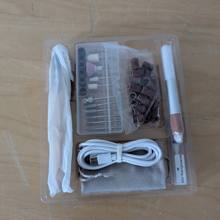 Denabuty Electric Nail Drill Cordless, 35000RPM Portable Electric Nail File | Wi