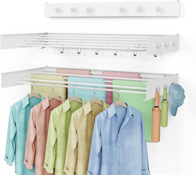 Drying Rack Clothing,Clothes Drying Rack Wall Mounted,Laundry Drying Rack Wall M