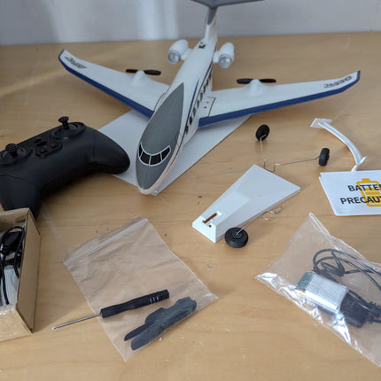 DEERC Z67 RC Plane, 3CH Remote Control Airplane with 6-Axis Gyro, Ready-to-Fly E