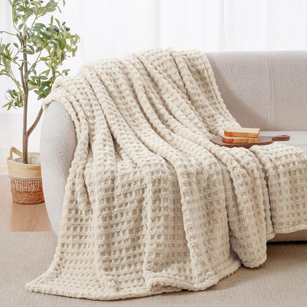 David's Home Ultra Soft Fleece Blanket King Size for Bed, Plush Shaggy Fluffy 3D