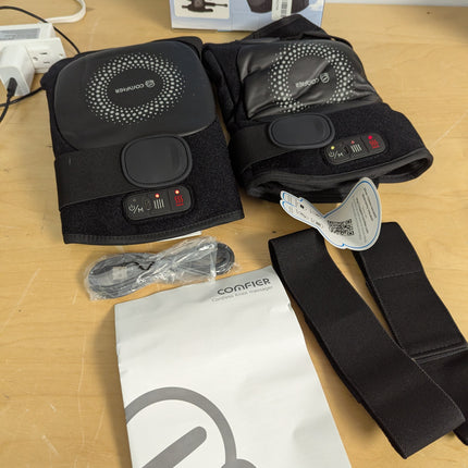 COMFIER Cordless Knee Massager with Heat and Vibration, Graphene Heating for Kne
