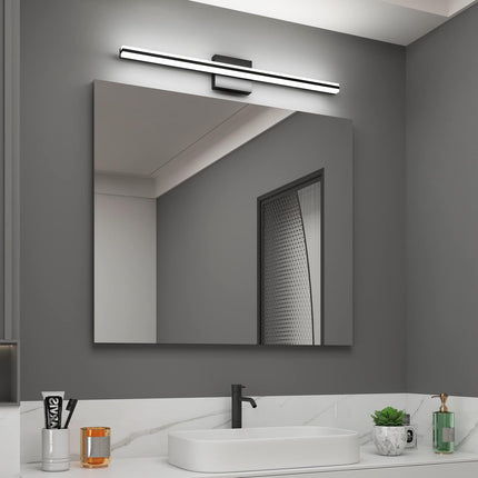 SOLFART Black Bathroom Vanity Light Fixtures Vanity Lights for Mirror Bathroom L