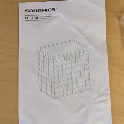 SONGMICS LCB150G01 Collapsible Laundry Hamper, Removable Washable Laundry Bag, W