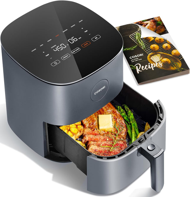 Cosori 5 Qt Air Fryer 9-in-1, Up to 450°F, Quiet Operation, Nonstick