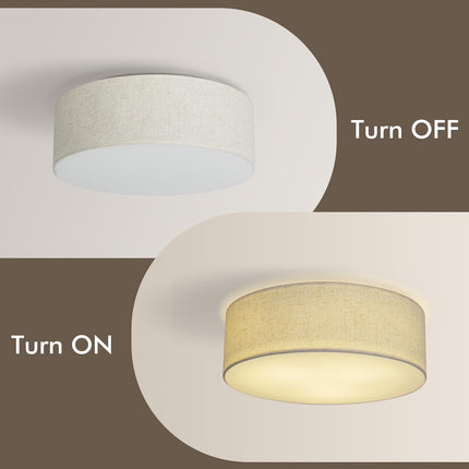 Cracks! CALOKES 18-Inch Large Flush Mount Ceiling Light Fixture