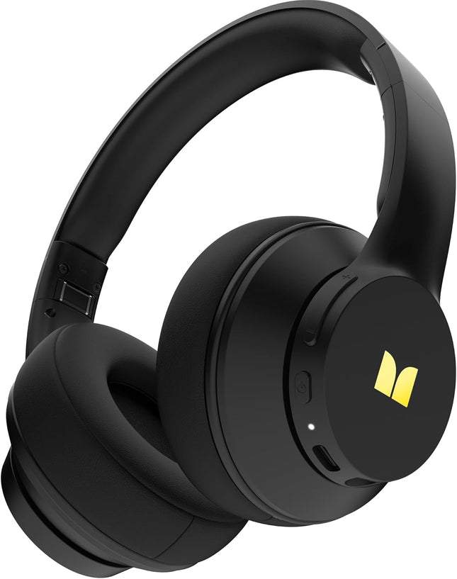 Monster Mission 100 Bluetooth Headphones, Over Ear Headphones with Immersive Bas