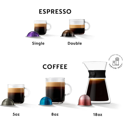 Nespresso Vertuo Next Coffee and Espresso Machine by Breville - Matte Black