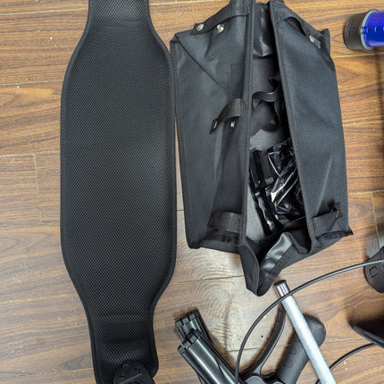 StrollAid Upright Walkers for Seniors, Stand Up Rollator Walker with Padded Seat