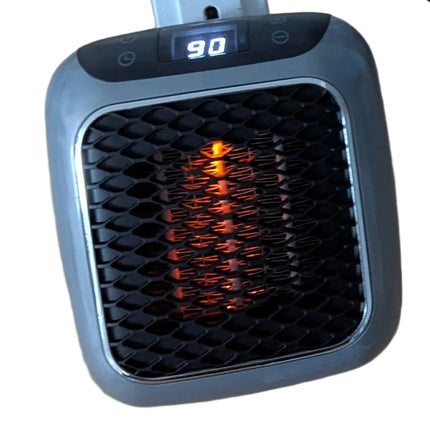 Handy Heater Turbo 800 Plug-In Electric Wall Outlet Space Heater with Adjustable
