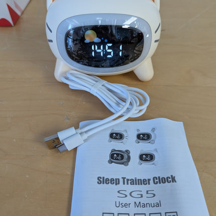 ANALOI Kids Alarm Clock Ok to Wake Alarm Clock for Kids, Toddlers Night Light Cl