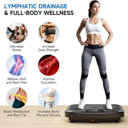 Vibration Plate Exercise Machine Weight Loss, Full Body Workout Vibration Plate