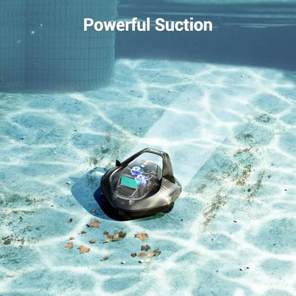 AIPER Cordless Robotic Pool Cleaner, Pool Vacuum Lasts 90 Mins, LED Indicator, S