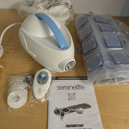 SereneLife Electric Bubble Massage Mat – Full Body Bath Jets for Tub with Heated