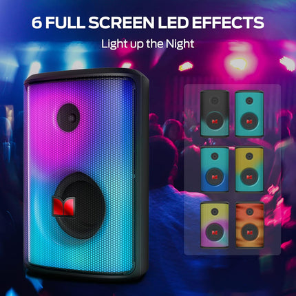 Monster Sparkle Bluetooth Speaker Loud, 120W Peak Portable Speaker with Powerful