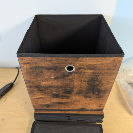 SONGMICS Cube Storage Bins, Set of 6 Storage Baskets with Handles, Foldable, Oxf