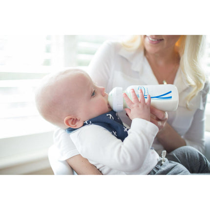 Dr. Brown's Natural Flow Anti-Colic Options+ Wide-Neck Baby Bottle, 2x9 oz Bottl
