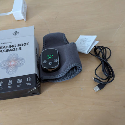 EMSense Triple Therapy Foot Massager | 3 in 1 Cordless & Portable Massager with
