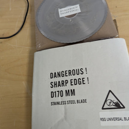rsg universal stainless steel blade d170 mm